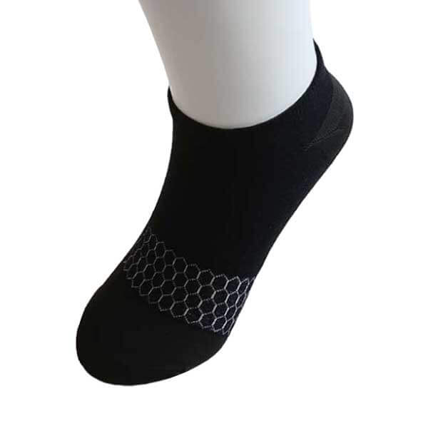 石墨烯襪子推薦︱透氣 輕薄 舒適 船襪 黑色