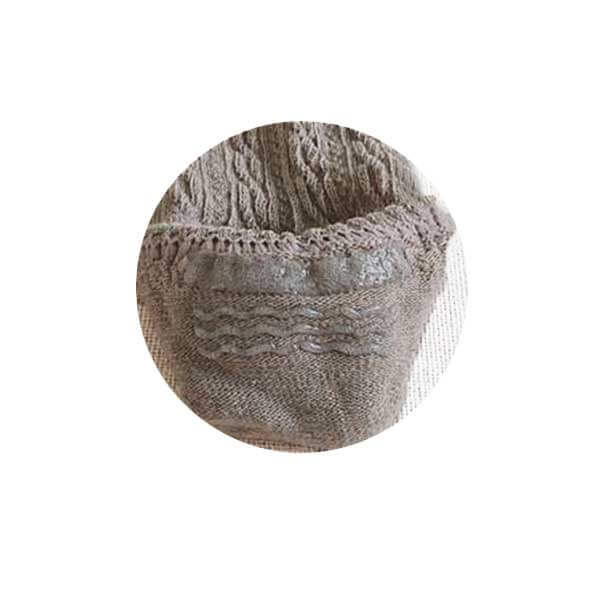 踝襪女︱立體麻花 直條點點壓紋 純棉 透氣 吸汗 舒適 淺咖