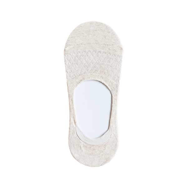 隱形襪︱菱形紋 微透膚 透氣 杏色