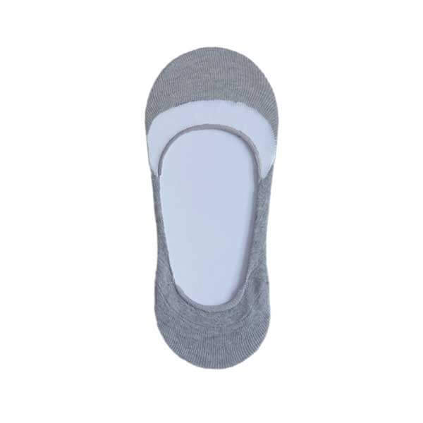 透膚襪︱典雅 精梳棉 柔軟 透氣 吸汗 舒適 隱形襪 灰色