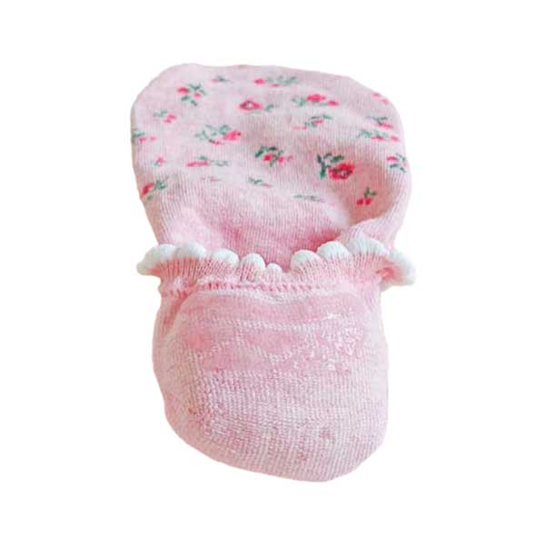 隱形襪推薦︱清新小花 花邊襪口 精梳棉 柔軟 舒適 粉紅