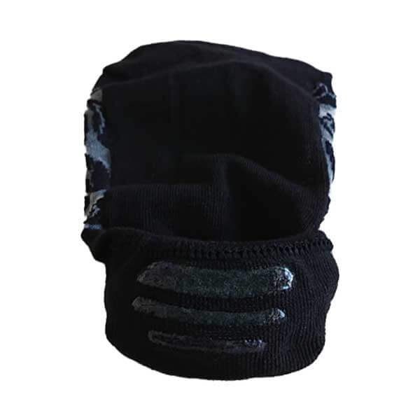 韓國隱形襪︱玫瑰 精梳棉 純棉 透氣 吸汗 舒適 透膚 水晶襪 黑色