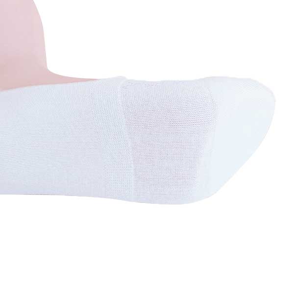 隱形襪︱菱形紋 微透膚 透氣 白色