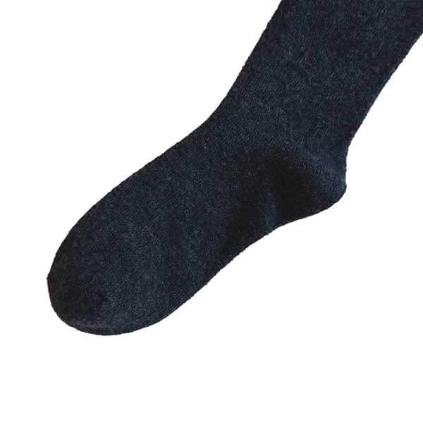 羊毛襪推薦︱百搭素色 觸感超細緻 保暖襪 深灰
